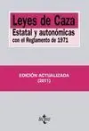 LEYES DE CAZA: ESTATAL Y AUTONÓMICAS CON EL REGLAMENTO DE 1971