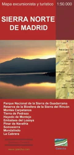 SIERRA NORTE DE MADRID. MAPA EXCURSIONISTA Y TURISTICO 1:50.000