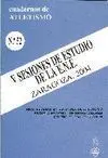 CUADERNO DE ATLETISMO Nº 52 V SESIONES DE ESTUDIO DE LA E.N.E. ZARAGOZ